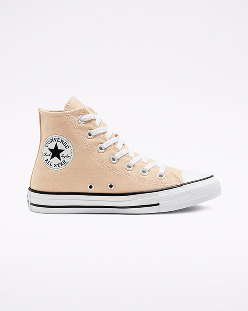 Pánské Boty Vysoké Converse Chuck Taylor All Star Seasonal Color Béžový | CZ LQMI69